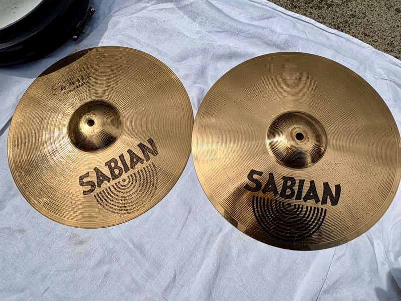 Sabian 14" Pro Sonix Hi-Hat Cymbals (Pair) - Brilliant image 1