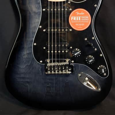 Squier Affinity Series Stratocaster FMT HSS, Maple FB, Black Burst image 2