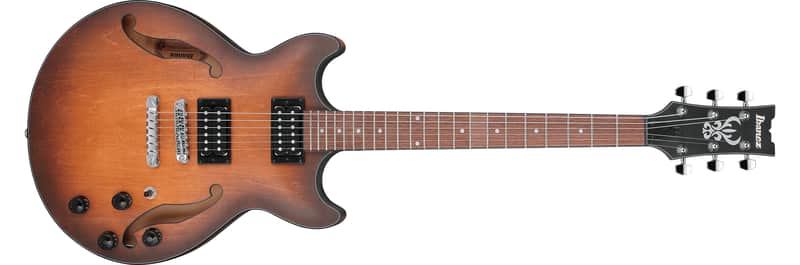 Ibanez AM73B-TF Hollow Body Electric Guitar (Tobacco Flat) AM73BTF image 1