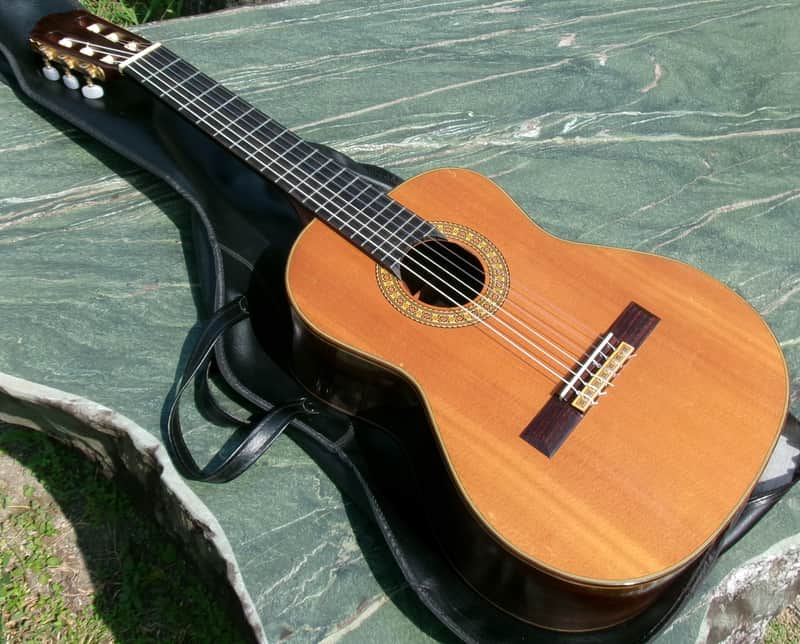 1982 Kazuo Yairi Y505A Concert Grade Classical Alto/Requinto Guitar+Soft Case image 1