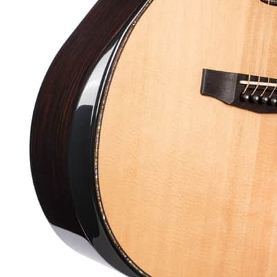 Cort GAPFBEVELNAT Grand Regal Bevel Cut Spruce Top Mahogany Neck 6-String Acoustic-Electric Guitar image 6