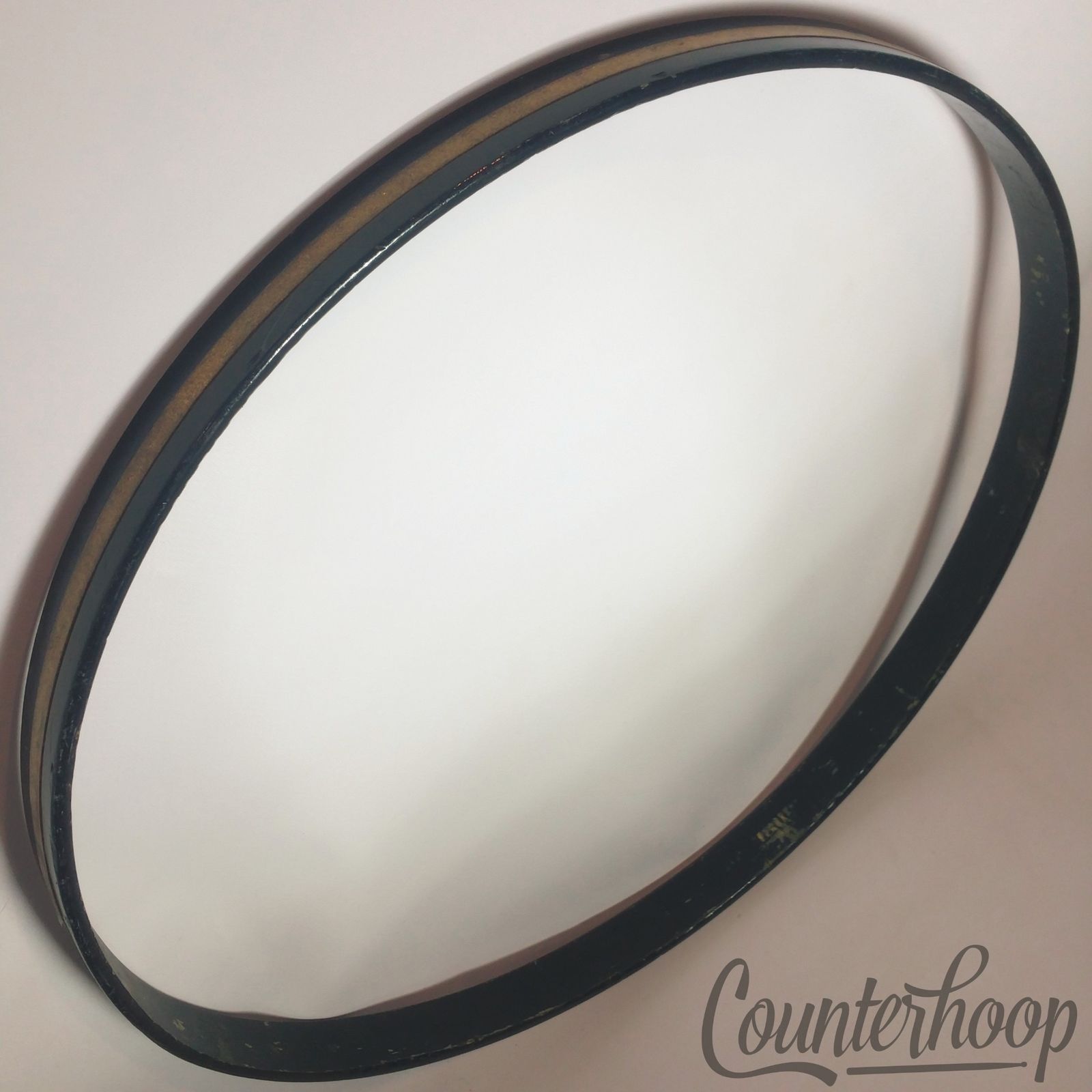 Slingerland 24"Gold Sparkle Bass Drum Hoop/Rim Vintage 50s Radio King 1Ply Maple — main photograph