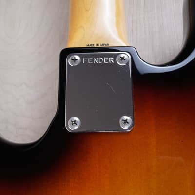 Fender JB-62 Jazz Bass Reissue MIJ 1985 Sunburst Fujigen Vintage Japan E Serial w/ Bag image 17