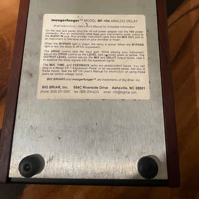 Moog MF-104 Moogerfooger Analog Delay Big Briar image 4