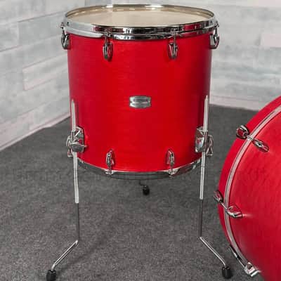 Yamaha Tour Custom Maple 4pc Drum Set 22/13/16/14 Candy Apple Satin image 2