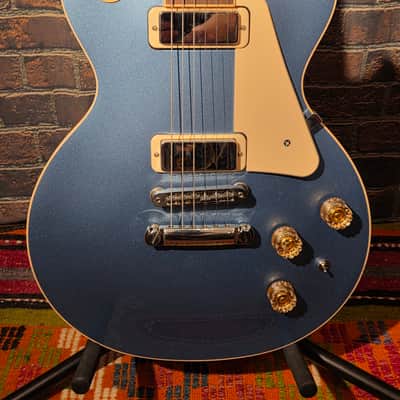 Gibson 2015 Les Paul Deluxe Pelham Blue w/ OHSC & Grover Tuners (Original G-Force Tuners Included) image 7