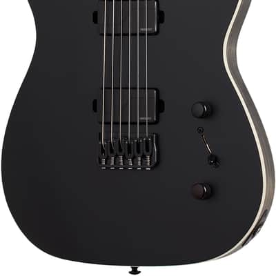 Schecter PT SLS Elite Evil Twin Satin Black image 1