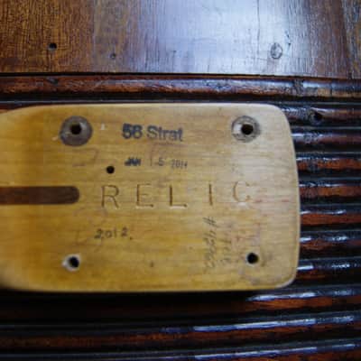 Fender Custom Shop '56 Stratocaster Neck 10/56 Boat Neck "V" Heavy Relic image 11