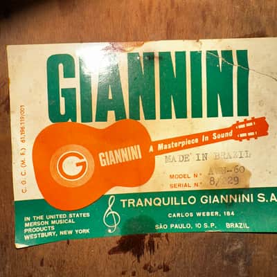 Giannini AWN-60 mid 1970s - Brazilian Rosewood image 5