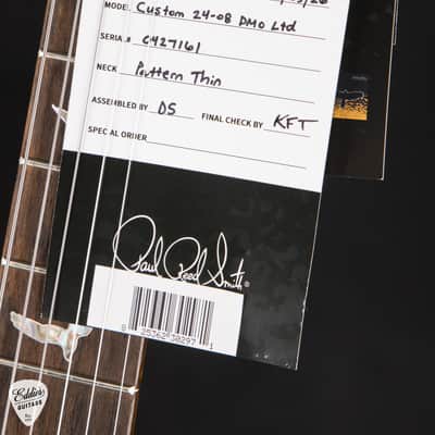 PRS Custom 24-08 Stained Neck - Private Stock Pomegranate #427161 image 16