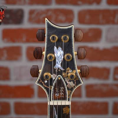 PRS Private Stock #1320 10th Anniversary Quilted Maple Top Amber Tiger Eye Burst with Brazilian Rosewood 2006 w/OHSC image 10