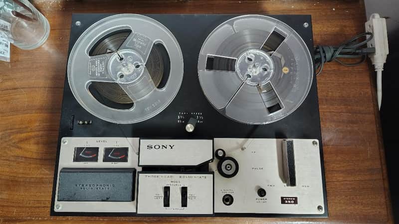 Sony Stereo 350 reel to reel in excellent condition, serviced - 1970's image 1