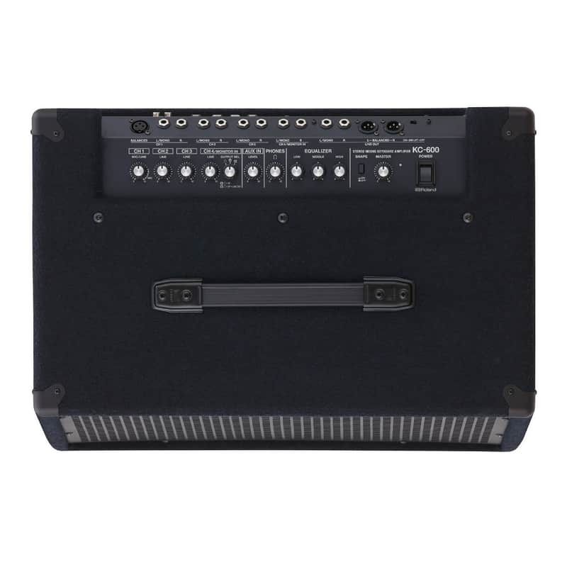 Roland KC-600 200 Watt 4-Channel Onboard Stereo Mixing Keyboard Amplifier Bundle image 1