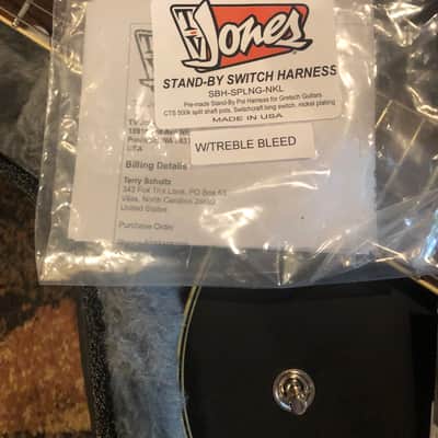 LOADED & CUSTOM” GRETSCH HOT RODDED / RAT ROD 5410t Matte Black … “MINT” … Korean made w/ Quality USA UPGRADES !!! / tvjones Brian Setzer Pups & tvjones wire harness / Tru-Arc Bridge / Quality Grover Locking tuners & high quality Gretsch Case image 15