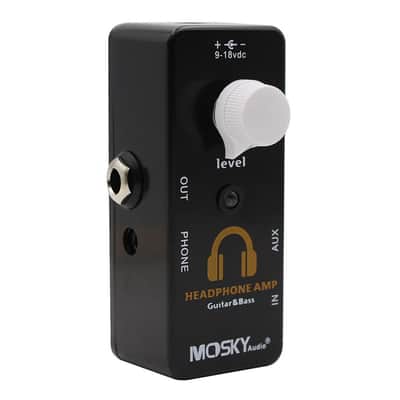 Mosky Headphone AMP AUX in Headphones OUT Stereo Guitar or Bass, FREE PICKS + HOLDER+ FREE SHIP USA image 7