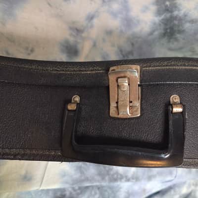 Vintage RARE 1964 to 1966 Gibson Non Branded Black Brown Interior ES 335 330 Soft Shell Electric Guitar Case #2 image 7