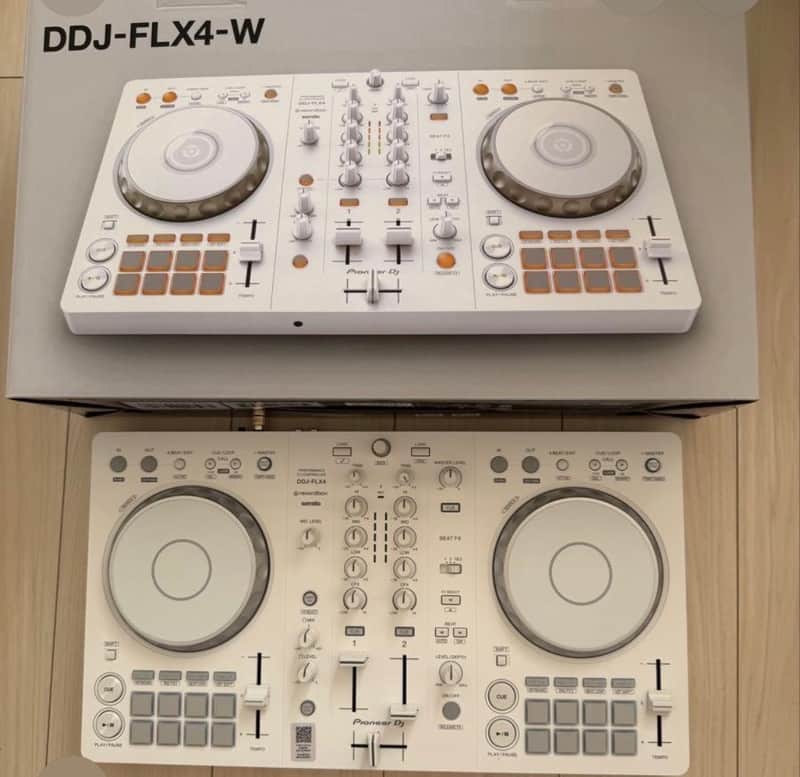 NEW IN BOX WHITE Pioneer DDJ-FLX4 2-Channel DJ Controller 2022 - Present - Graphite image 1