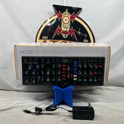Behringer Model D Analog Desktop Synthesizer with Box and Power Supply
