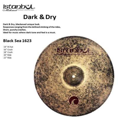 Istanbul Mehmet Cymbals 18" Black Sea 1623 Crash image 2