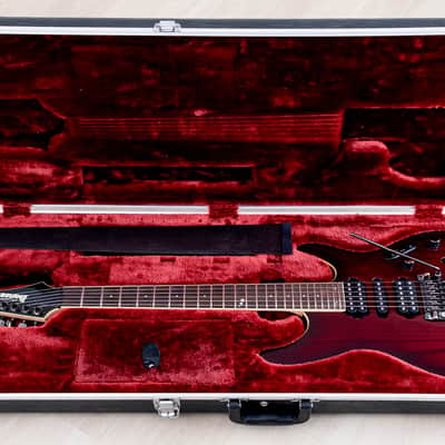 2010 Ibanez Prestige SV5470A HSH Crimson Wine w/ Case image 16
