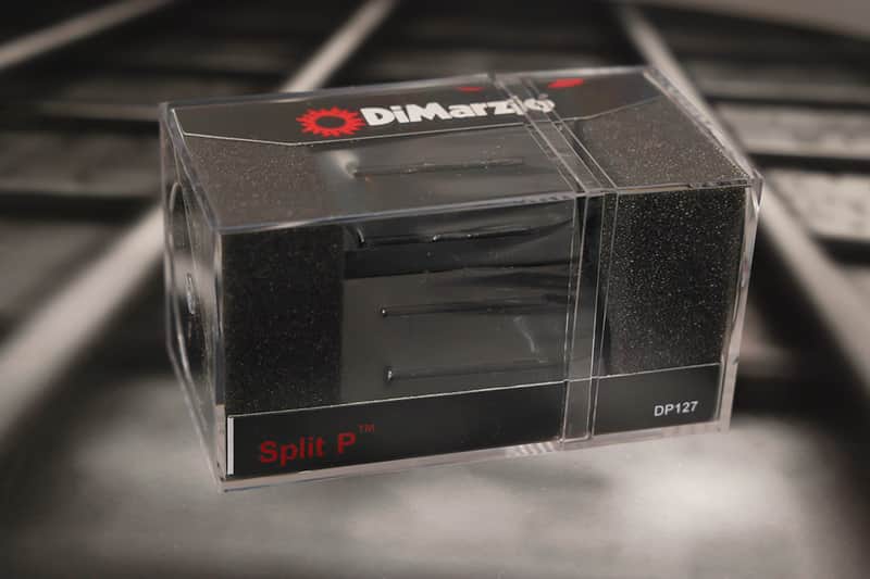 DiMarzio DP127BK Split P Bass Pickup - Black / Black Pole Pieces image 1