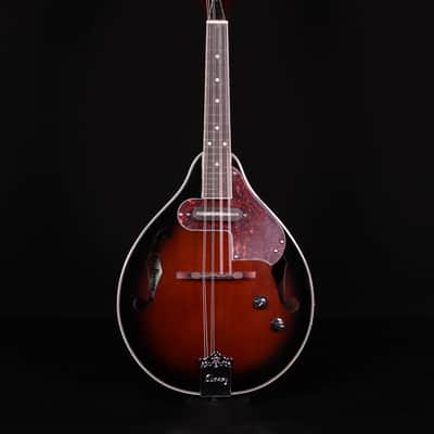 Ibanez M510E A-Style Acoustic/Electric Mandolin, Dark Violin Sunburst High Gloss image 5