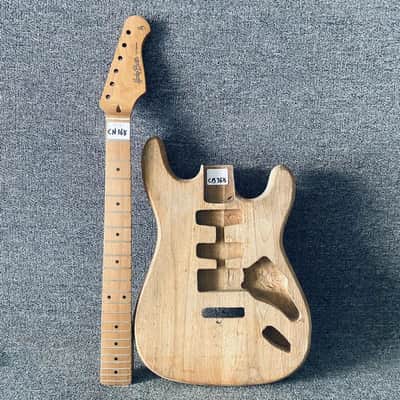 Harley Benton Basswood Guitar Strat Style Body with Maple Neck image 1