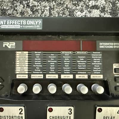 Digitech RP500 Multi Effects Processor Integrated System Guitar Pedal + PSU image 2