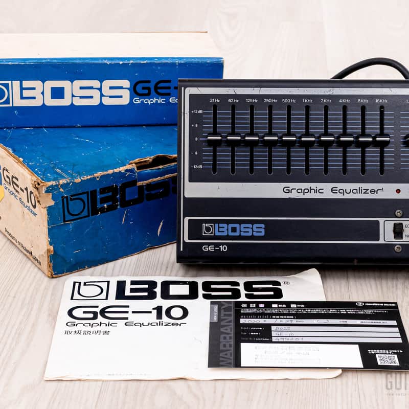1976 Boss GE-10 Graphic Equalizer Graphic