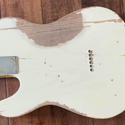 Nash Guitars Model T-52 Aged Mary Kay White Nitro Maple Neck VSN126 image 8