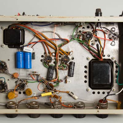 Newcomb Pathfinder Model E-20 w/ Jensen Imperial Reproducer CA-12 Speaker Owned and Used by Tom Verlaine Head and Cabinet Amplifier, c. 1940s/1965. image 6