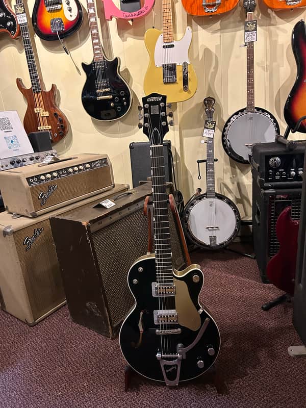 Gretsch G6118T-LTV 130th Anniversary Junior with Bigsby, TV Jones Pickups 2013 - 2017 - 2-Tone Black / Gold Lacquer image 1