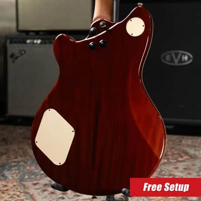 EVH SA-126 Special QM Semi-Hollow Electric Guitar - Tobacco Sunburst with Hardshell Case - Used image 2