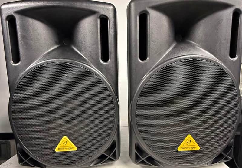 ( PAIR ) Behringer Eurolive B212D 550-Watt 12" Powered Speaker - Very Good Condition image 1