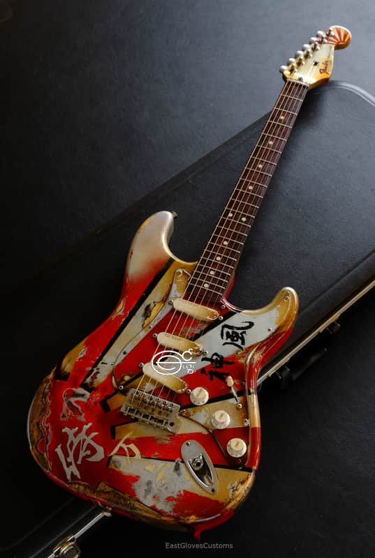 Fender Stratocaster Kamikaze Series 2nd Edition by EGC Aged heavy Relic image 1