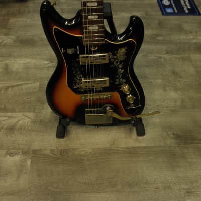 Teisco Del Rey -VINTAGE- "ET-220 " SUNBURST Electric Guitar w/tremolo image 1