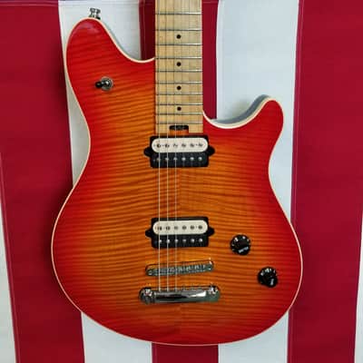1998 Peavey Wolfgang Archtop Standard - Made In USA - Flame Maple Top - Original Case image 3