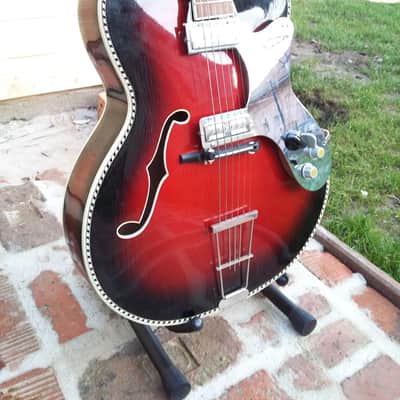 Vintage Bauer Jazz 1960 Redburst image 3