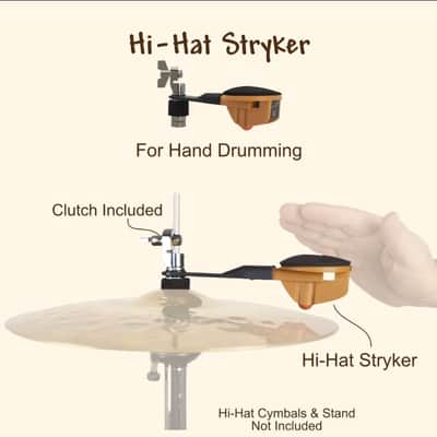 Native Tongue Percussion Hi Hat Stryker - STK-HHM image 2