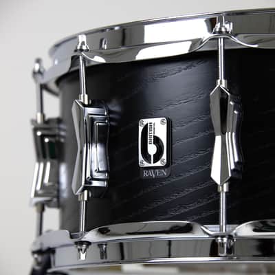 British Drum Co. RAV-14-6-SN Raven Series Snare Drum. 6" x 14" image 6