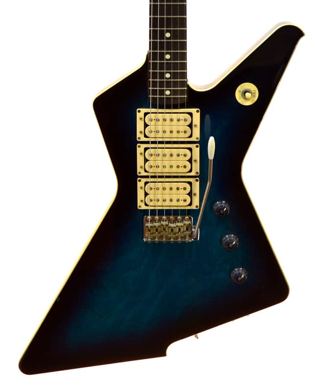 Vintage 1980's Ibanez X-Series Destroyer Made in Japan - Blue