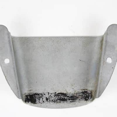 1953 Fender Precision Bass Bridge Cover Original Chrome Ashtray Vintage Pre-CBS P-Bass 1950s image 5