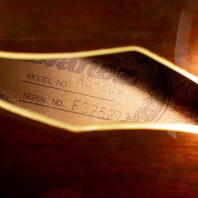 1993 Ibanez AS200 Semi-Hollow Electric Guitar – FujiGen Japan – with Hardcase image 7