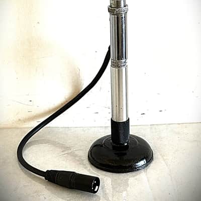 Vintage 1930's ASTATIC K-2 Crystal Microphone, upgraded, works w/desk stand image 4