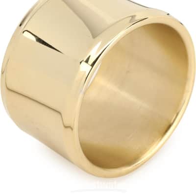 JodyJazz HRA1 Power Ring Ligature with Cap for Hard Rubber Alto Saxophone Mouthpiece - Gold (JJASRPRGCapd1) image 7