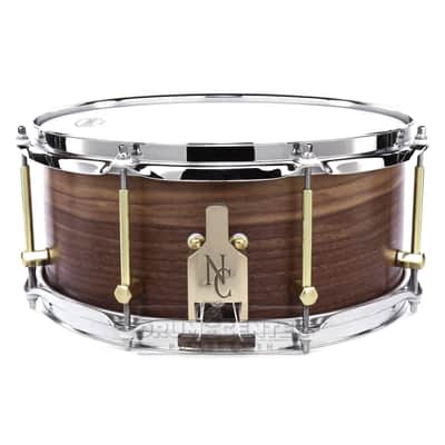 Noble & Cooley Solid Shell Classic Walnut Snare Drum 13x6 Natural Oil image 2