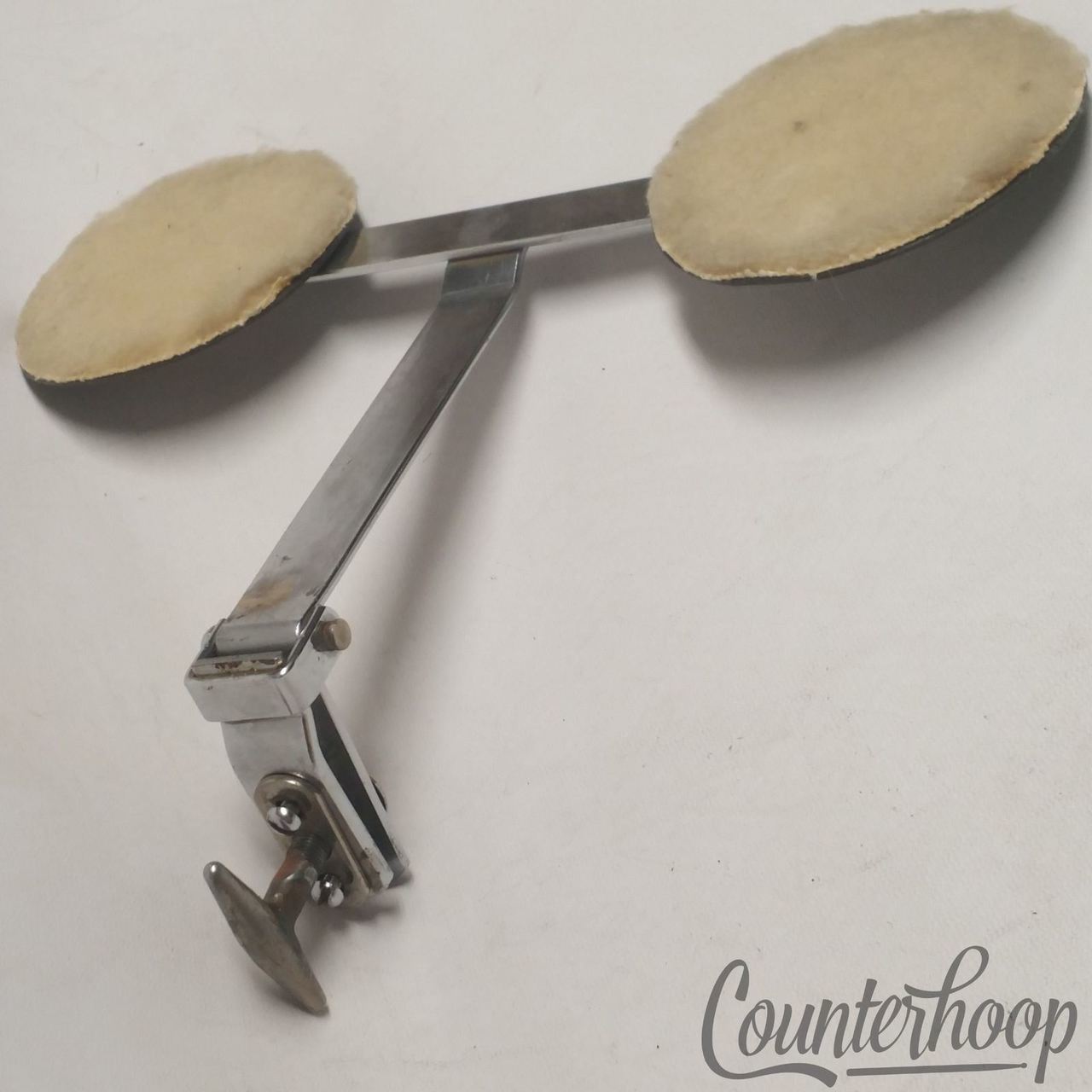 Slingerland Bass Drum Internal Double-Cup Felt Muffler Chrome Vintage 50s RK USA — main photograph
