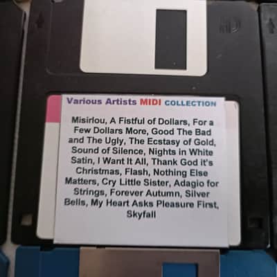 Midi Song Diskettes - Retro Midi Songs Files Floppy Disk - Large Collection image 6