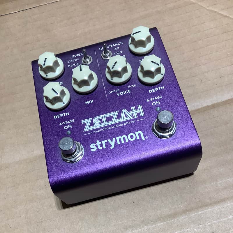 2021 – Present Strymon Zelzah Multidimensional Phaser Purple
