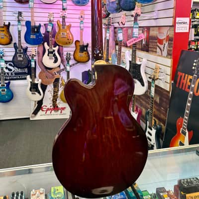 Gretsch 1968 Chet Atkins Tennessean Model 6119 Electric with Bigsby, Translucent Red Walnut Stain with New Hardshell Case - Pre Owned image 10